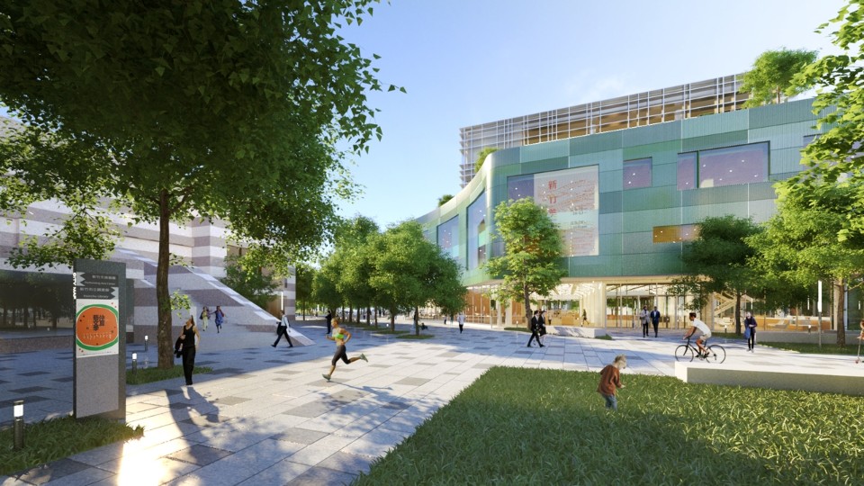 地景廣場與閱讀視野的延伸，新竹市圖書館新總館競圖設計提案／張瑪龍陳玉霖聯合建築師事務所