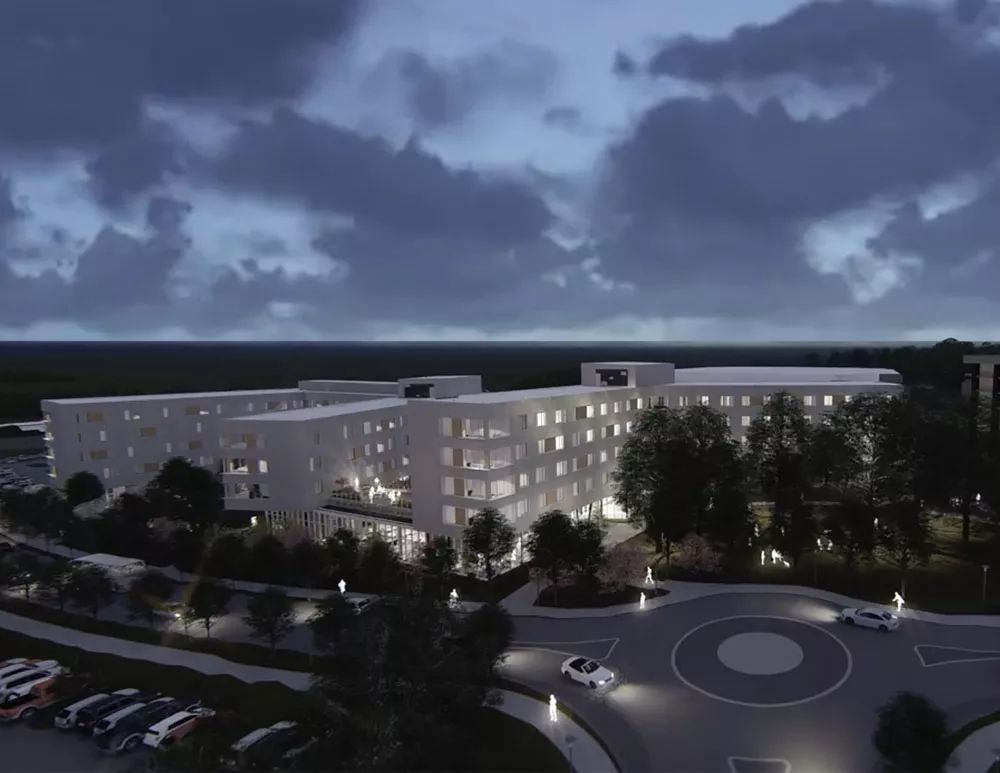 University of Arkansas Stadium Drive Residence Halls. Image courtesy of LWA