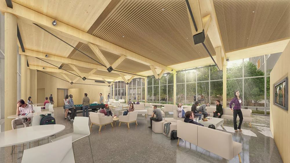 University of Arkansas Stadium Drive Residence Halls. Image courtesy of LWA