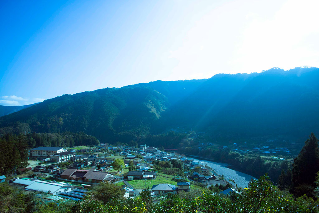 德島縣那賀町木頭村地區,優渥的自然景觀