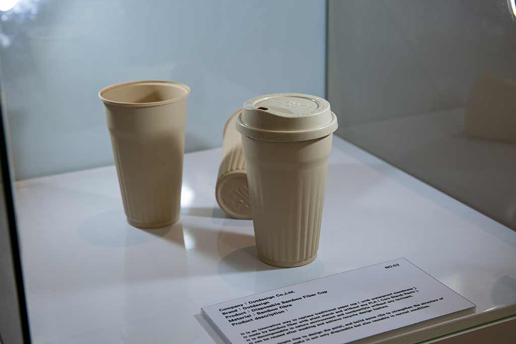 點睛設計：一次性竹纖維杯／2021曼谷設計週 Taiwan Design Power