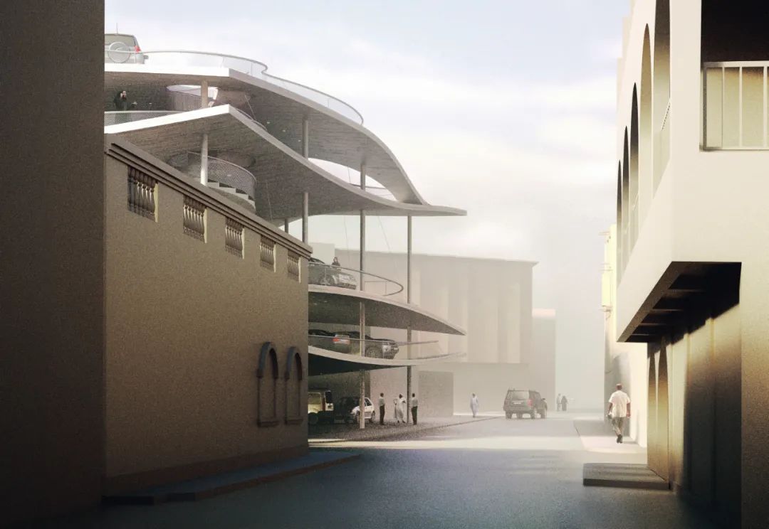MULTISTORY PARKING structure FOR THE PEARL PATH BAHRAIN巴林起伏停車場／Christian Kerez