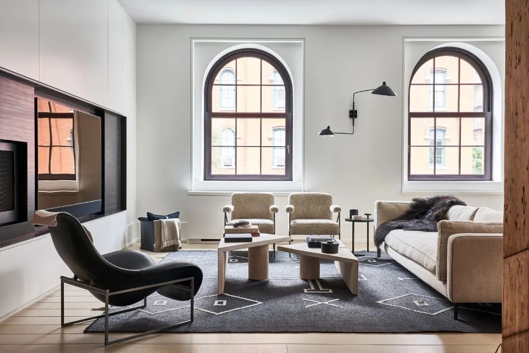 起居空間 紐約443 GREENWICH公寓室內設計／Sissy + Marley Interior Design