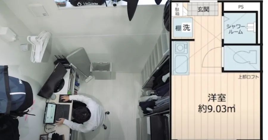 日本東京年輕人搶住的膠囊公寓