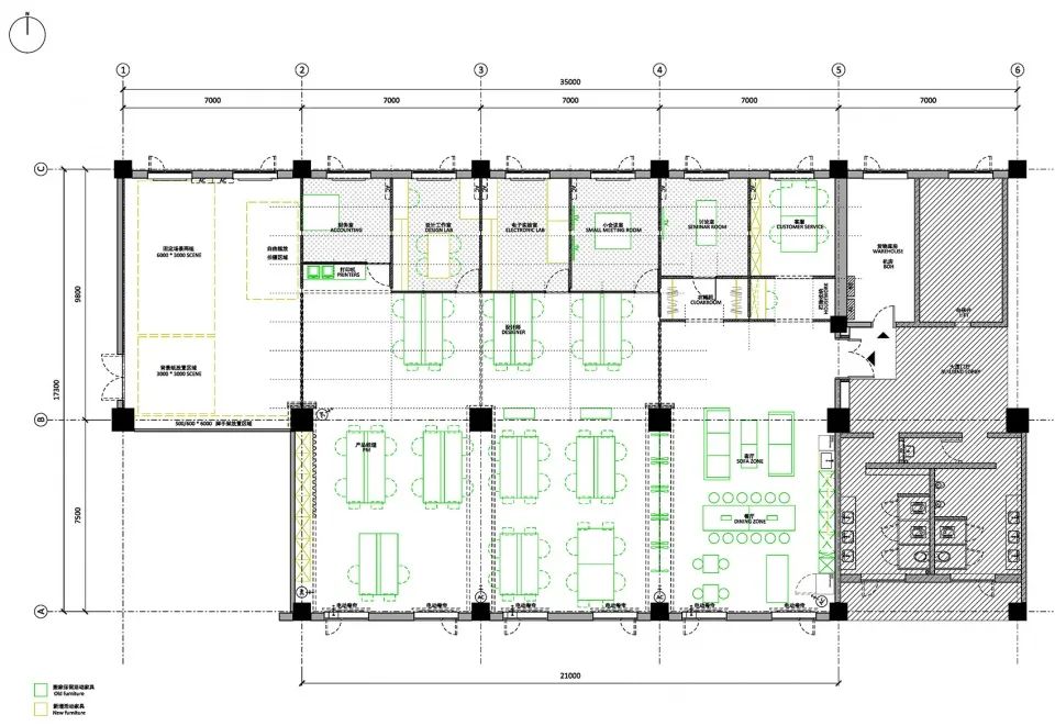 平面圖 Plan 北京 PUPUPULA辦公室/atelier suasua 刷刷建築