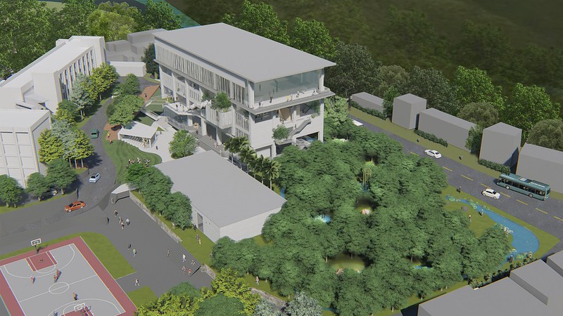 台電訓練所所本部新建綜合大樓競圖 翁祖模建築師事務所 設計提案效果圖