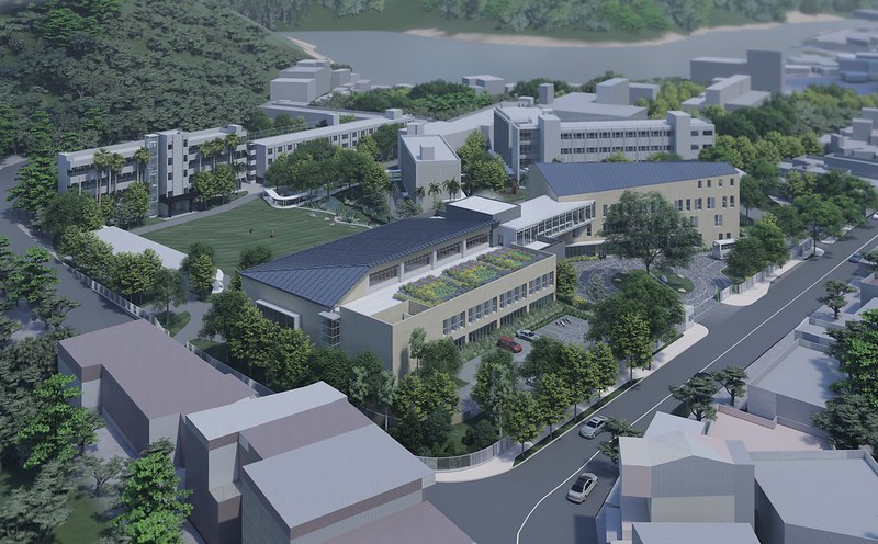 台電訓練所所本部新建綜合大樓競圖 第2名 境向聯合建築師事務所 設計提案效果圖