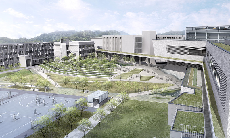 台電訓練所所本部新建綜合大樓競圖 第1名 黃明威建築師事務所 設計提案效果圖4