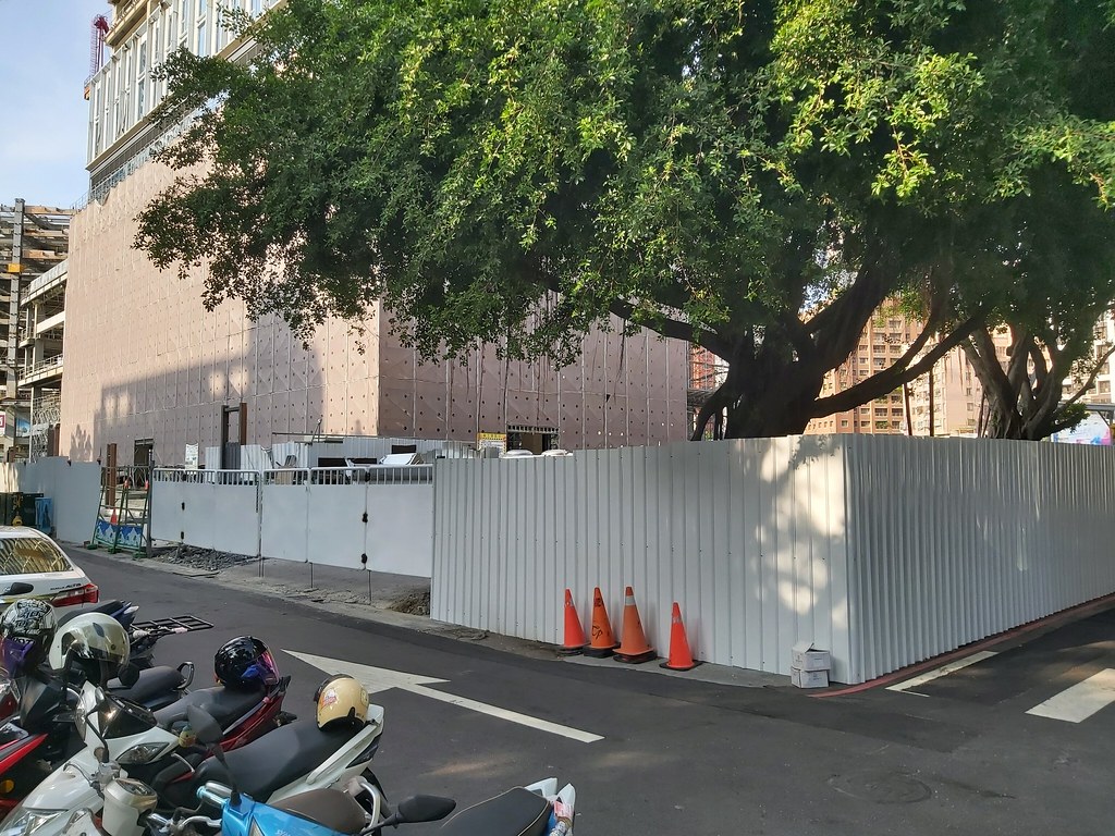因應「勤美之森」施工，過去的「工家美術館」已經拆除（2021年7月3日拍攝）