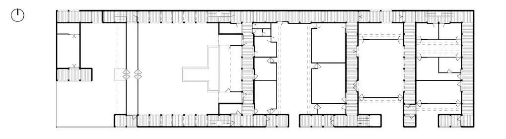 教堂平面圖 Plan,巴格斯韋德教堂Bagsvaerd Church/Jørn Utzon約恩·烏松