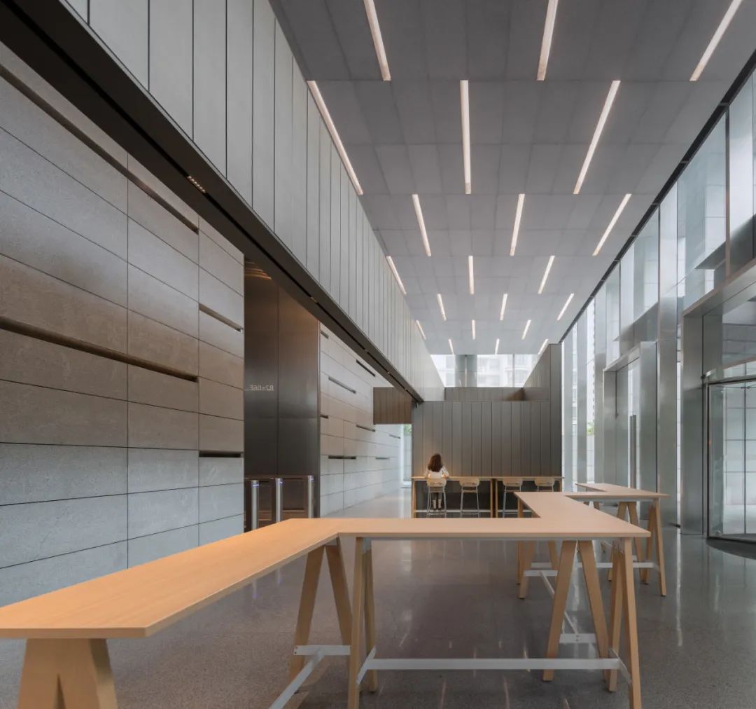  會面交談區  上海黃浦中心門廳改造／米凹工作室