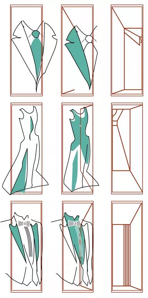 電視牆概念圖，服裝設計師的家／李智翔 水相設計