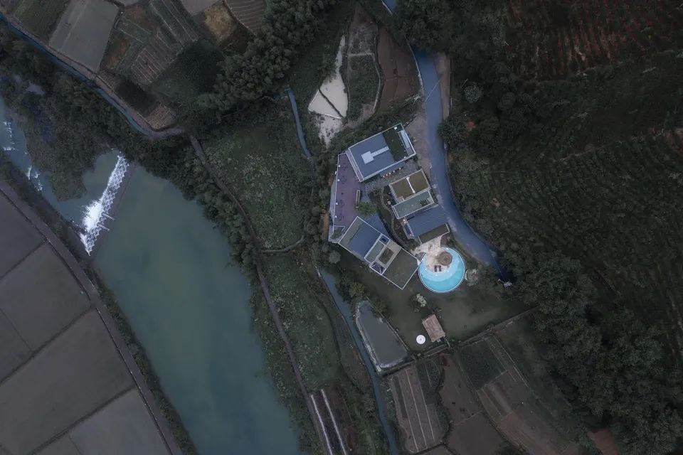 鳥瞰© 唐徐國 再現中國水墨畫，桐廬山澗房／來建築設計工作室
