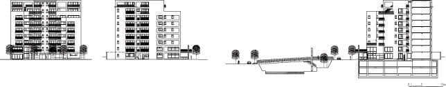 剖立面圖，府都建設何必館／施進宗建築師事務所
