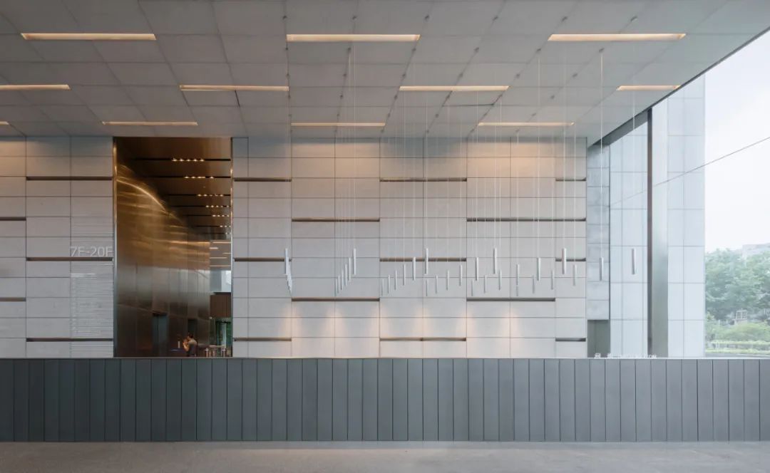 接待櫃臺 上海黃浦中心門廳改造／米凹工作室