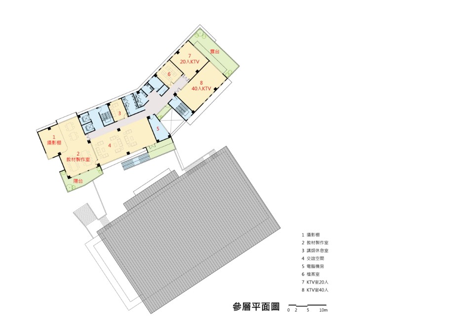 ，台電訓練所所本部綜合大樓競圖提案／徐岩奇建築師事務所