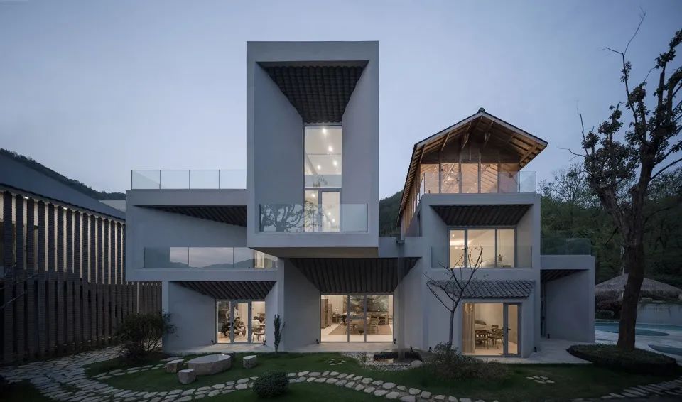 後山外觀，桐廬山澗房／來建築設計工作室