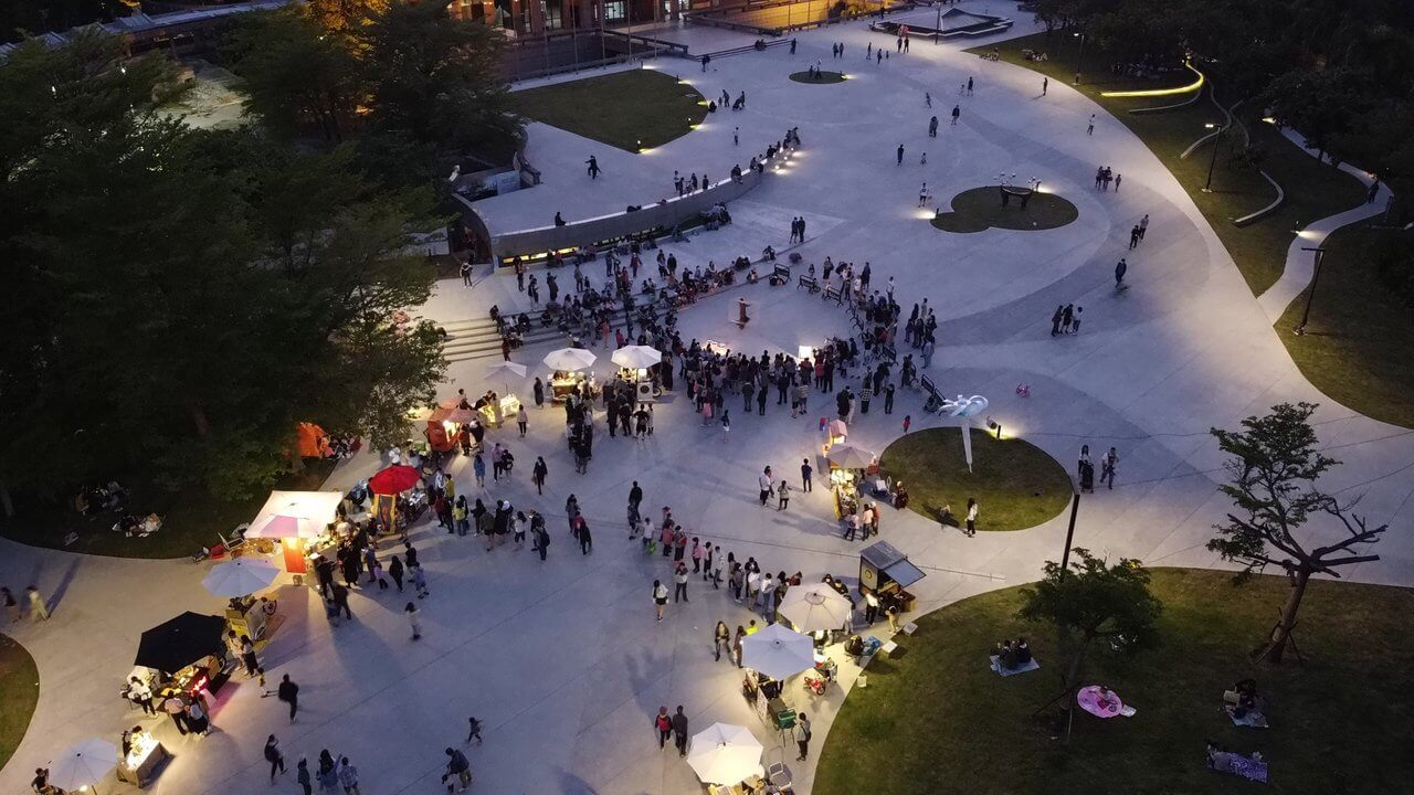 美術館園區改造後,更加生機盎然。(圖:張瑪龍陳玉霖聯合建築師事務所提供)