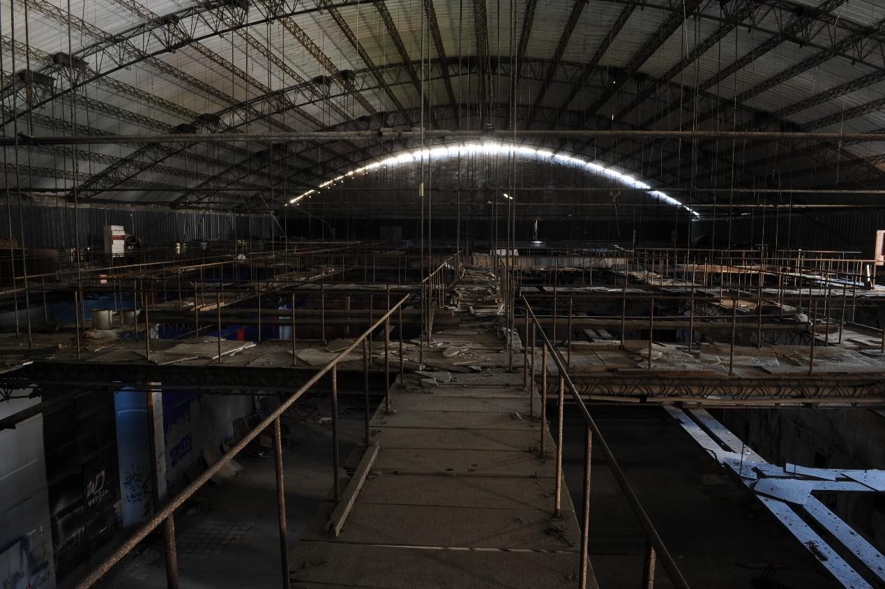 北投中國電影製片廠內貓道。 圖／作者自攝