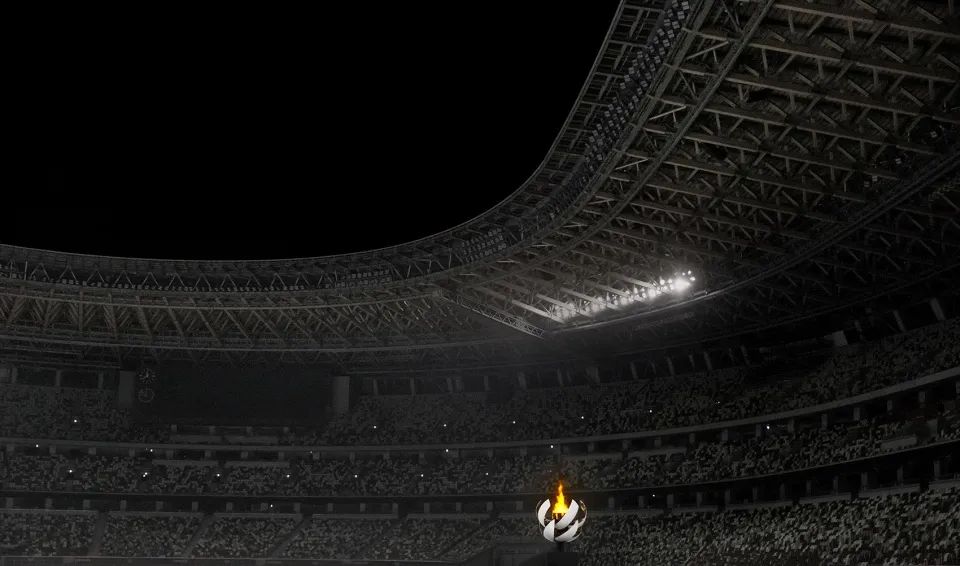 聖火台不僅代表了太陽本身，還暗喻出太陽所帶給人們的活力與能量©Ikki Yamaguchi 2020東京奧運會聖火台Tokyo 2020 Olympic Cauldron／nendo