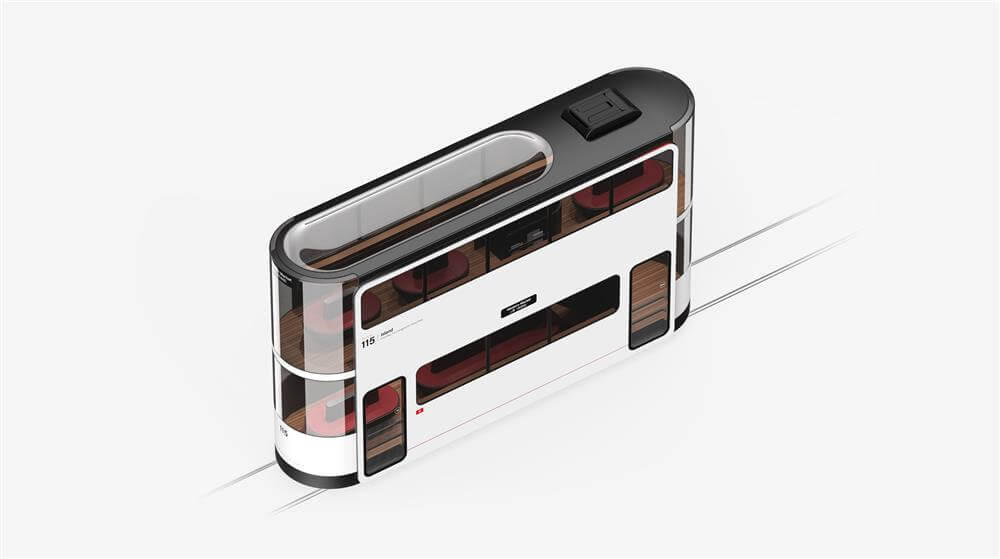 上方設有半透明天窗可讓自然光透入