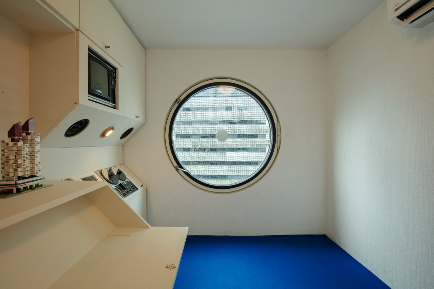 Nakagin Capsule Tower 中銀膠囊塔房間內部(Photo Credit:中銀カプセルタワービル保存・再生プロジェクト)