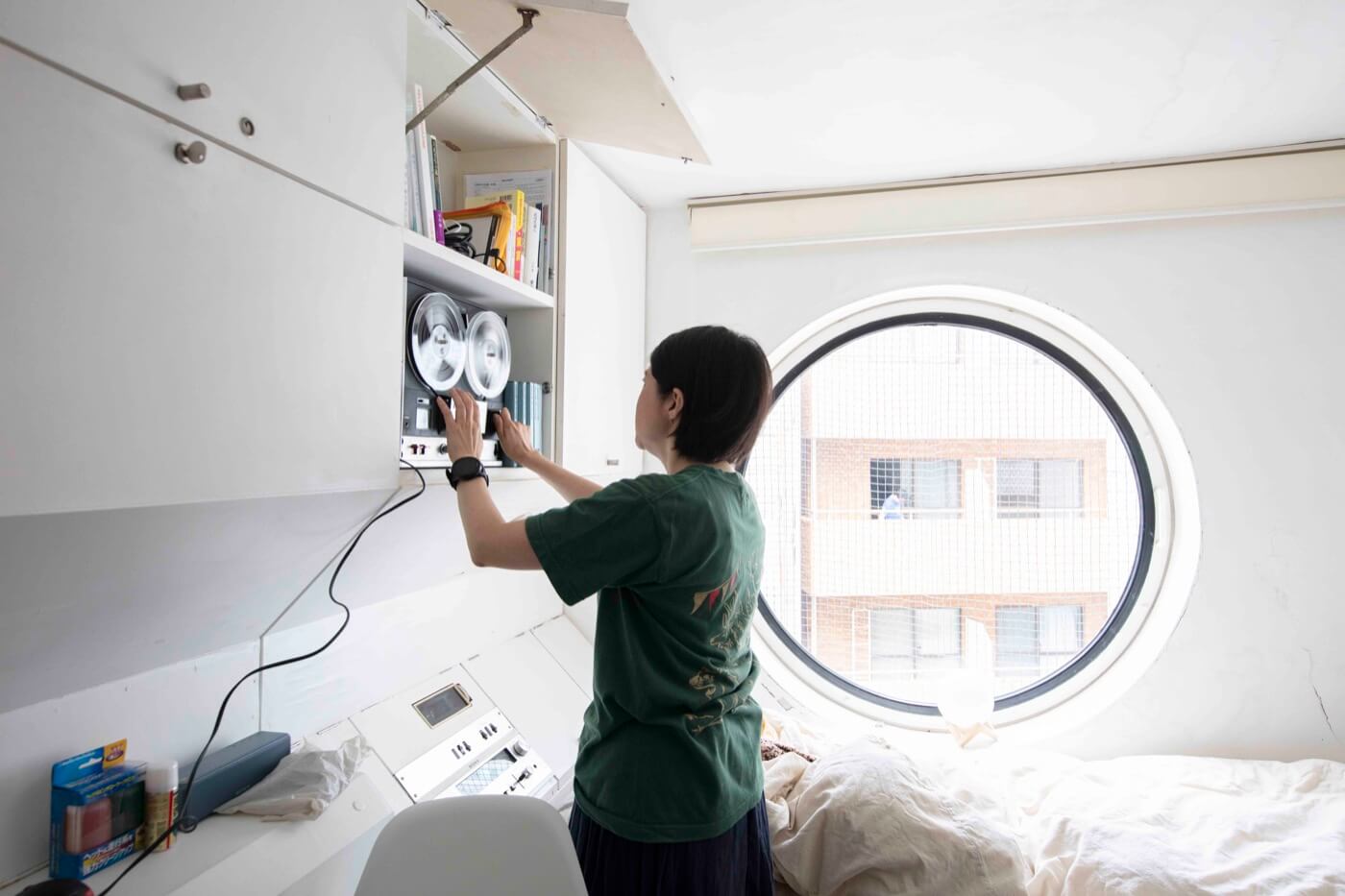 Nakagin Capsule Tower 中銀膠囊塔房間內部(Photo Credit:中銀カプセルタワービル保存・再生プロジェクト)