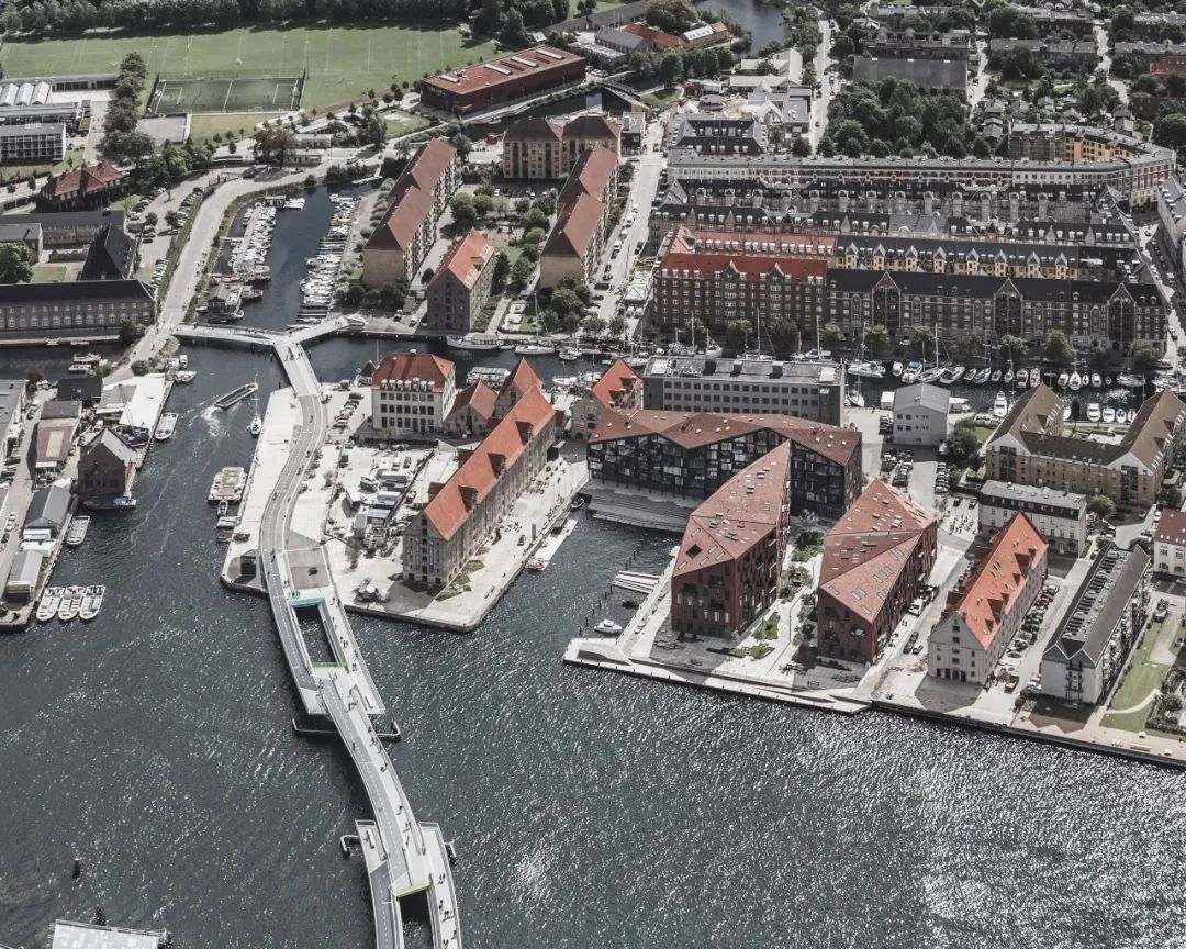 鳥瞰圖 哥本哈根海港Krøyers Plads住宅開發計畫/Cobe + Vilhelm Lauritzen Architects