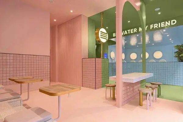 漢堡餐廳室內設計Bun Burgers Amendola／Masquespacio