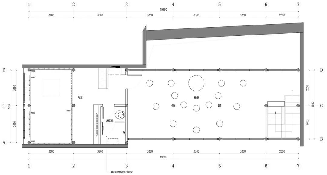 二樓平面圖©大觀建築設計 Metal Hands鐵手咖啡製造局 咖啡館室內設計/大觀建築