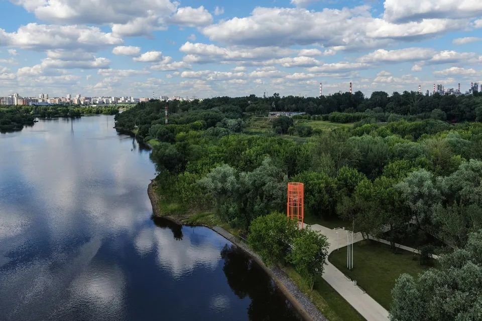 莫斯科河 (Moskva River)成為城市的生態軸線