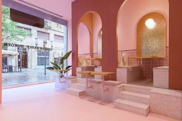 漢堡餐廳室內設計Bun Burgers Amendola／Masquespacio
