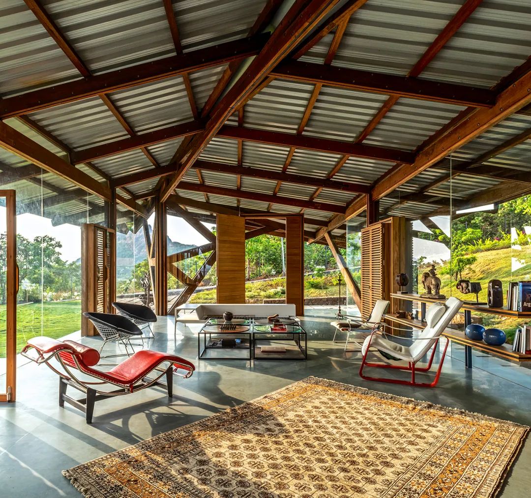 印度三溪之屋House of Three Streams／Malik Architecture