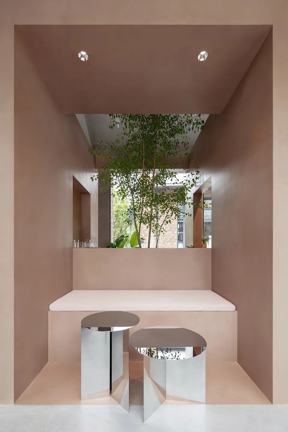 植栽天井 阿那亞1402咖啡店室內設計 Cafe Coffe Shop interior design╱青山周平、藤井洋子、李嘉習 / B.L.U.E.建築設計事務所