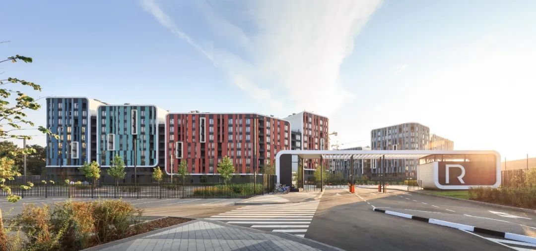 複合住宅社區入口 烏克蘭Respublika社區 / Archimatika
