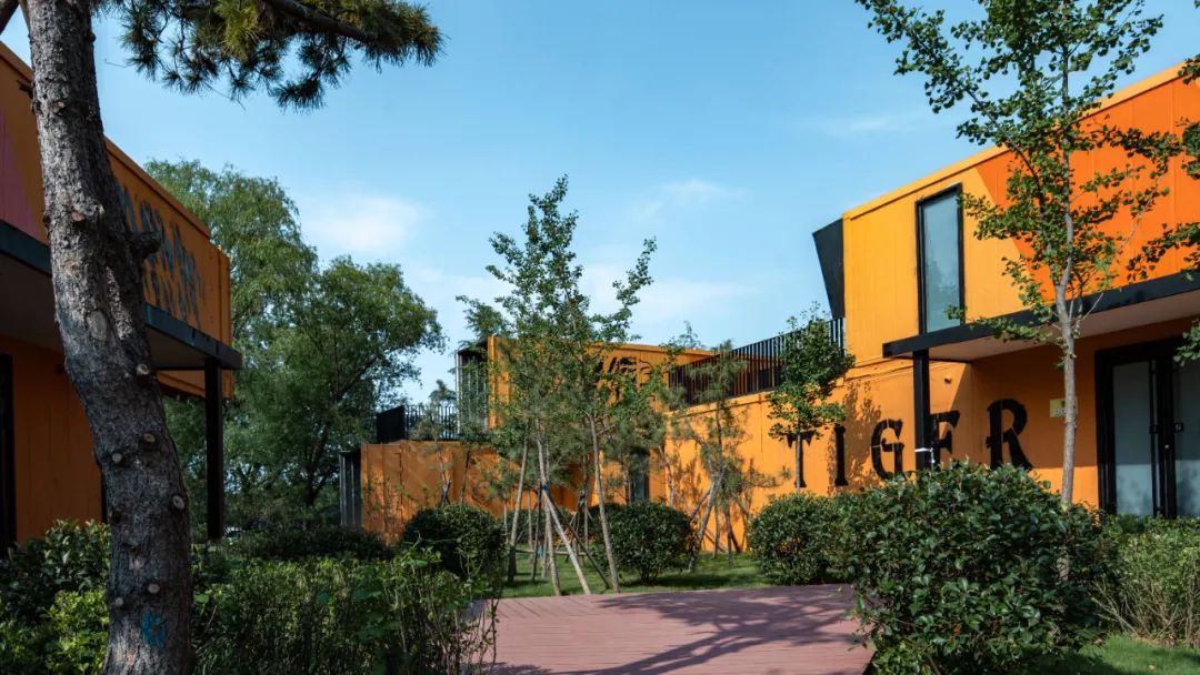 濟南野生動植物園貨櫃屋露營區／棲舍建築
