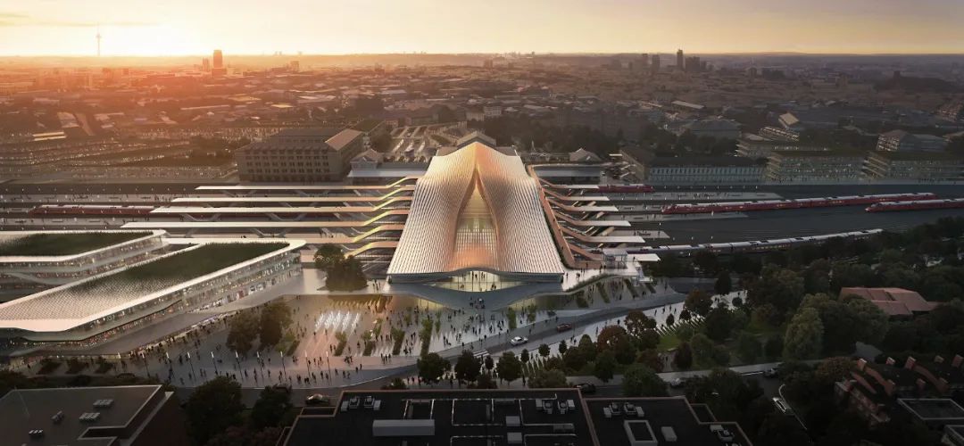 Vilnius Railway Station 維爾紐斯火車站綜合體改造競圖/Zaha Hadid Architects