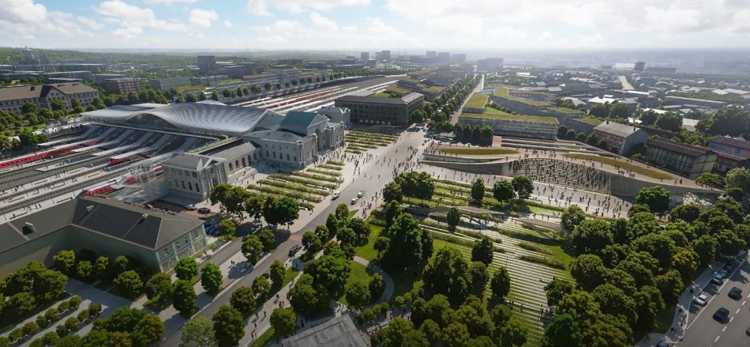 Vilnius Railway Station 維爾紐斯火車站綜合體改造競圖／Zaha Hadid Architects 