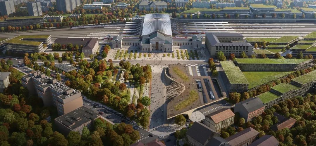 Vilnius Railway Station 維爾紐斯火車站綜合體改造競圖／Zaha Hadid Architects 