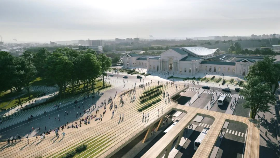 Vilnius Railway Station 維爾紐斯火車站綜合體改造競圖／Zaha Hadid Architects 