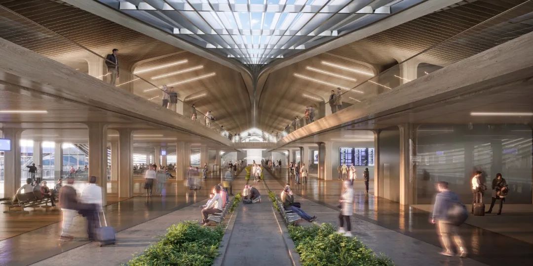 Vilnius Railway Station 維爾紐斯火車站綜合體改造競圖／Zaha Hadid Architects 