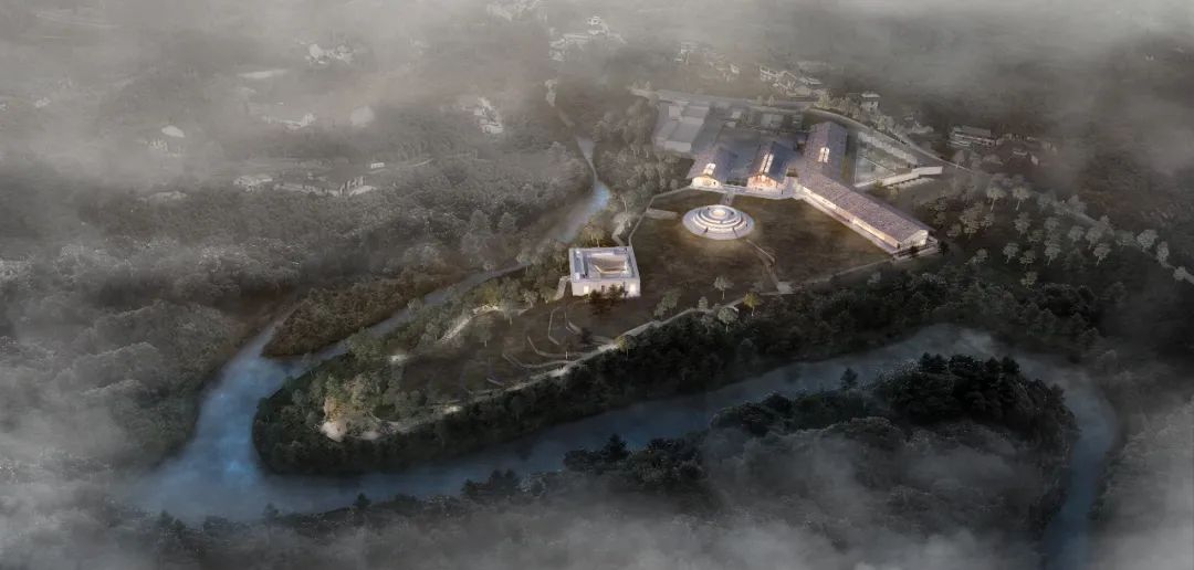 基地俯瞰圖 ©Neri&Hu 保樂力加Pernod Ricard麥芽威士忌酒廠／如恩設計研究室Neri & Hu