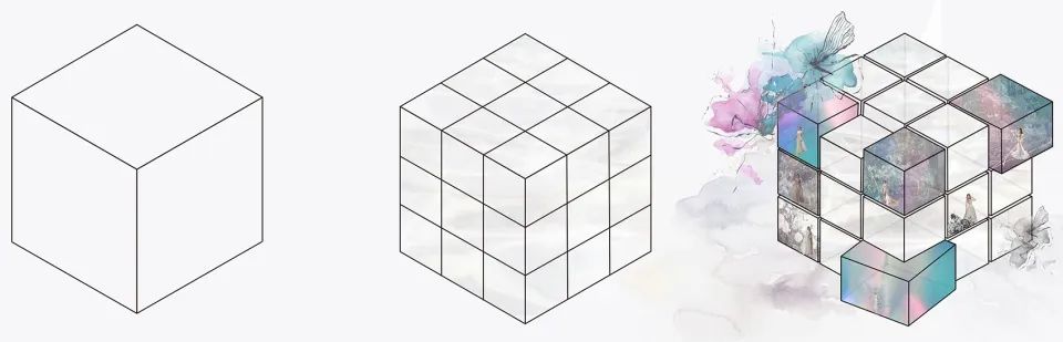 概念分析圖 diagram 莫干山淺境·林棲谷隱度假酒店 Cube Hotel/素建築設計事務所 SUA