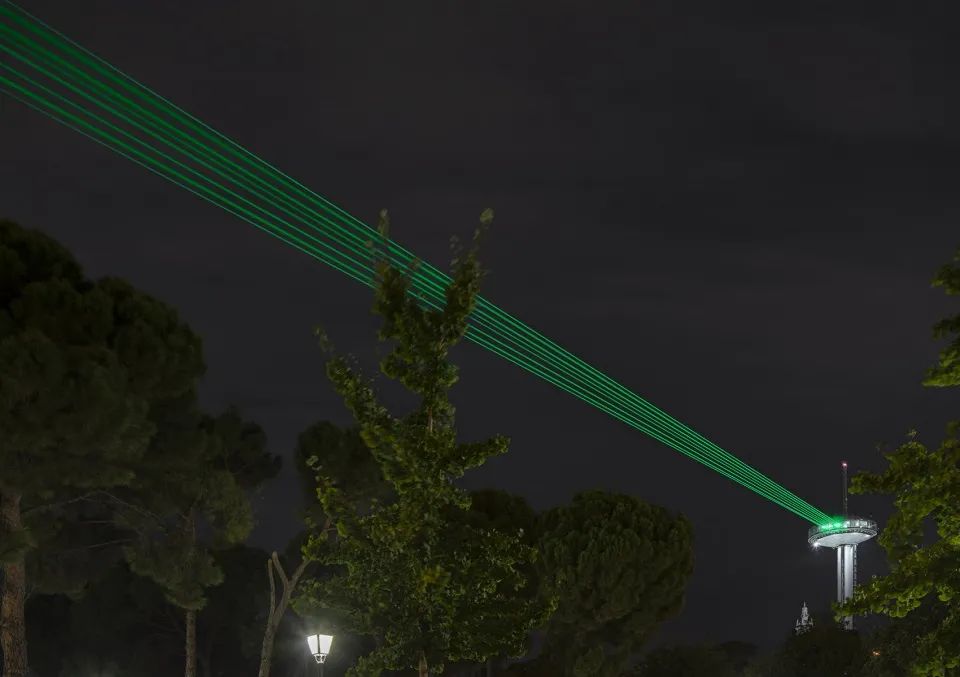 Madrid Laser Lighting Art Show 馬德里城市燈光藝術「燈塔 LIGHTHOUSE」／SpY