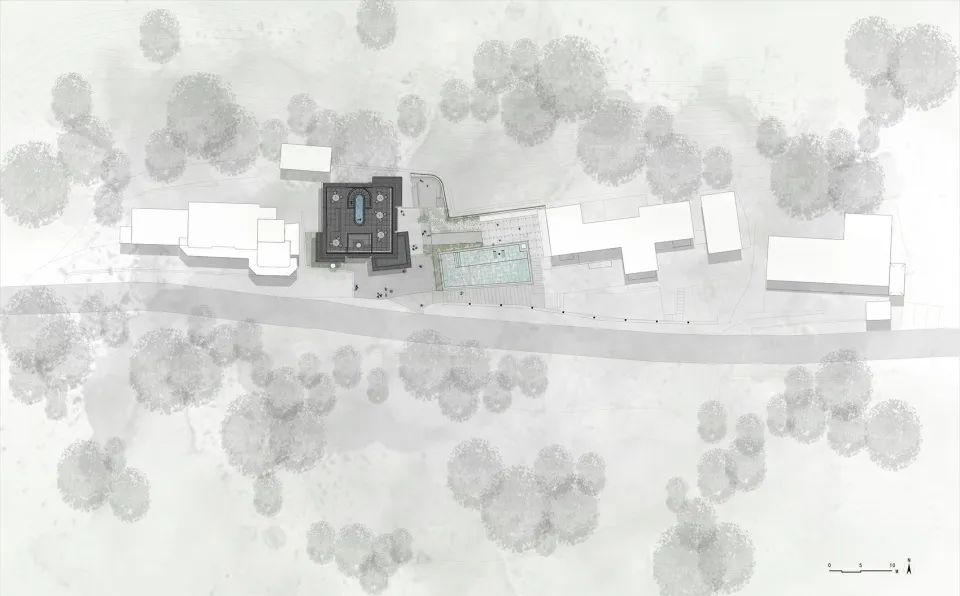 全區配置圖 莫干山淺境·林棲谷隱度假酒店 Cube Hotel/素建築設計事務所 SUA