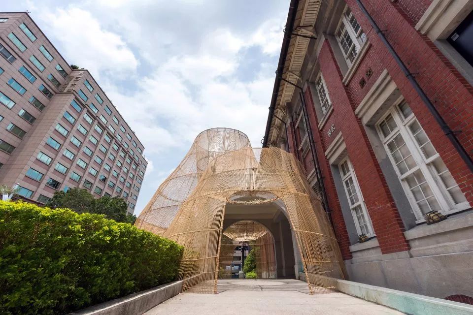 台北當代藝術館竹構 竹編 筌裝置藝術 taiwan bamboo structure／范承宗