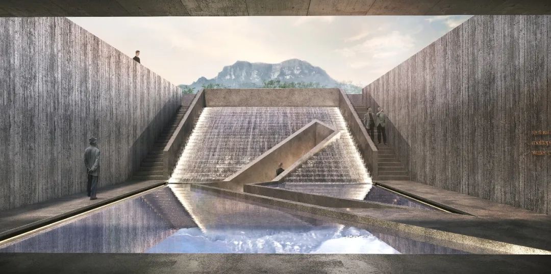 第六棟建築庭院 ©Neri&Hu 保樂力加Pernod Ricard麥芽威士忌酒廠／如恩設計研究室Neri & Hu