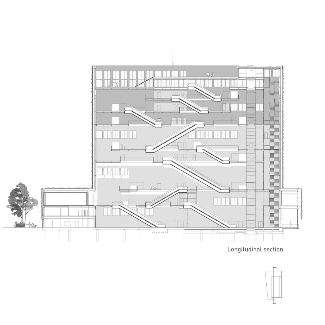 剖面圖 Oslo Munch Museum挪威奧斯陸孟克美術館Munchmuseet/Estudio Herreros