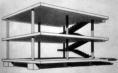 「多米諾」住宅(Dom－Ino house) Le Corbusier