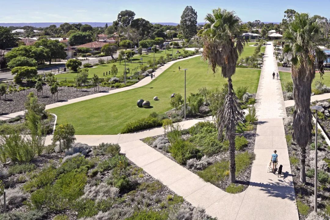 澳州伯斯社區公園景觀建築設計 Australia Perth Landscape Architecture Design Lathlain Park Community Zones/ REALMstudios + Urbis
